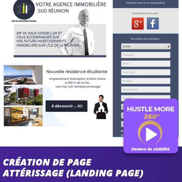 Landing Page + copywriting - 500 mots