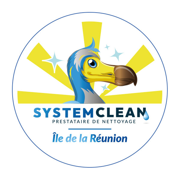 Logo réalisé par un de nos graphistes pour l'entreprise de nettoyage System Clean 974