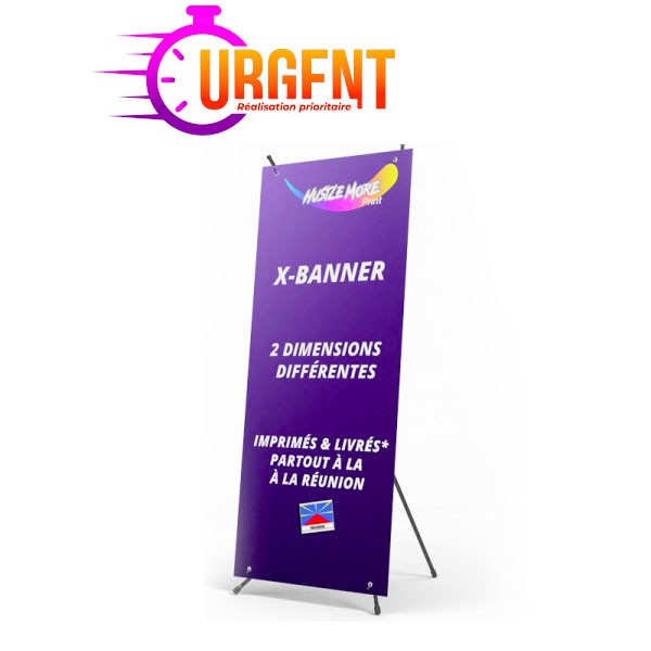 acheter notre X Banner impression sous 4jrs en urgence