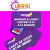 Le meilleur de la carte de visite à la Réunion livraison en urgence