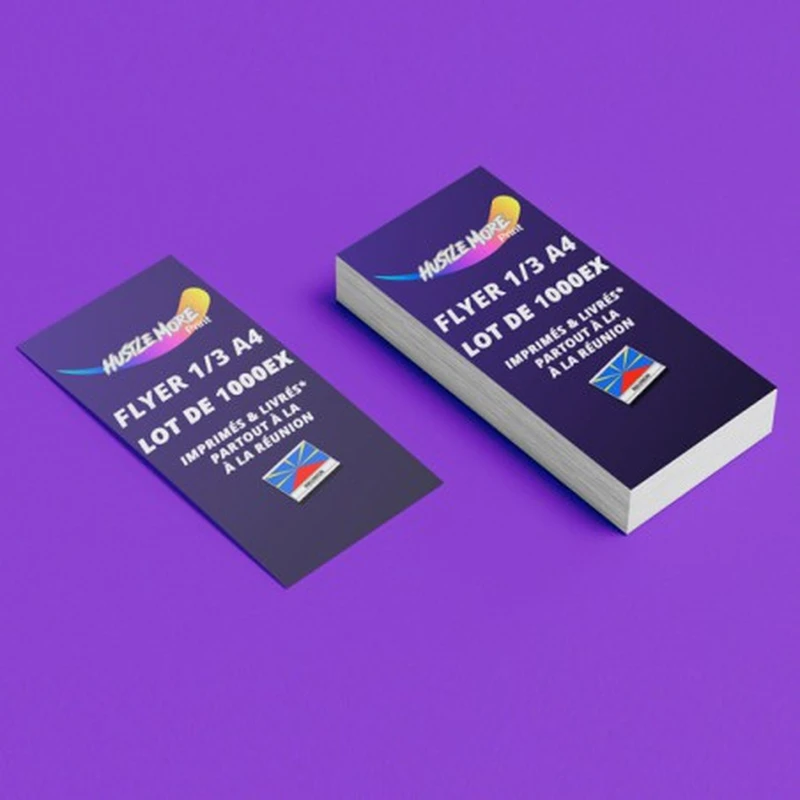 Nous avons fait appel à Hustle More Impression pour la réalisation de stickers personnalisés, et nous sommes ravis du résultat. L’adhérence est parfaite et l’impression est précise. Un excellent moyen d’améliorer notre branding.